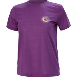 BRILLE Κοντομάνικη Μπλούζα Mnimal PURPLE γυναίκες