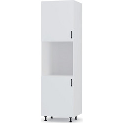 Modest Στήλη Φούρνου Λευκή 60x57x214cm HL2143M02