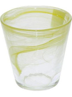 Espiel Σετ Ποτήρια Νερού Γυάλινα Alabaster Κίτρινα 120ml 6τμχ HOR1031K6