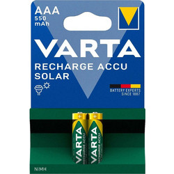 Varta Rechargeable Accu Solar AAA 550mAh 2τμχ