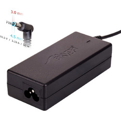 Akyga Φορτιστής Laptop 65W 19.5V 3.33A για Dell με Ενσωματωμένο Καλώδιο Τροφοδοσίας AK-ND-58