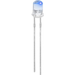 LED 3mm ΥΨΗΛΗΣ ΔΙΑΦΑΝΕΣ ΜΠΛΕ 1500mcd 20 BULK L-7104 KGB Τεμάχια:100 01.020.0100