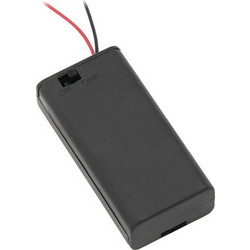 DM-2664 Μπαταριοθήκη LR6 AAx2 + Κουτί + Διακόπτης