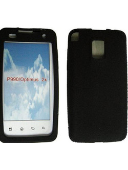 VOLTE-TEL ΘΗΚΗ LG P990 Optimus 2X ΣΙΛΙΚΟΝΗΣ BLACK
