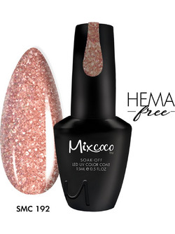 Mixcoco SMC 192 Glitter Ημιμόνιμο Βερνίκι Νυχιών 15ml