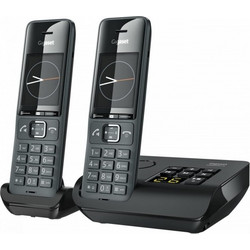 Gigaset 520A Ασύρματο Τηλέφωνο Σετ Duo Μαύρο