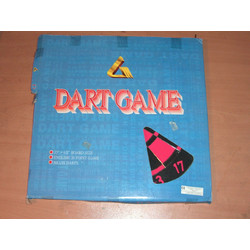 VTM 90'S Vintage 15"x1/2" DART GAME BOARD SET BRASS DARTS MINT NEW