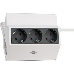 Brennenstuhl Clampable Extension Socket 3-Way 3m