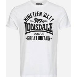 Lonsdale Ανδρικό Αθλητικό T-Shirt Λευκό 114063-7509