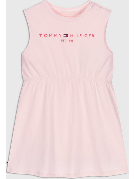 Tommy Hilfiger Βρεφικό φόρεμα Baby Essential Dress KN0KN01625 TJ9 - Pink