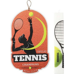 Plotter Line Λαμπάδα Tennis με Καδράκι Ξύλινο