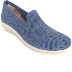 Γυναικεία Casual Slip-on Υφασμάτινα Παπούτσια, Antrin 28.COMBO-180.N , Μπλέ