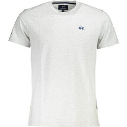T-Shirt La Martina XMR010-JS206-01001 Γκρι