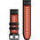 Garmin QuickFit 26mm Λουράκι Σιλικόνης Black / Flame Red (Fenix 6 / 6X / 6S)