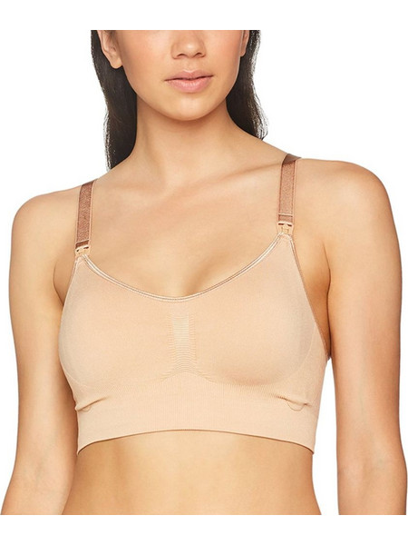 Σουτιέν Θηλασμού χωρίς Ραφές / Seamless Nursing Bra Carriwell - Μπεζ Μέγεθος: XL