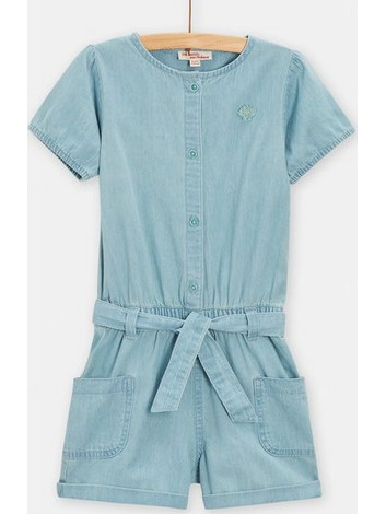 Παιδική Ολόσωμη Φόρμα για Κορίτσια Light Denim ΜΠΛΕ