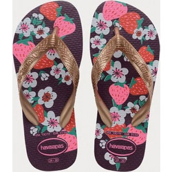 Havaianas Flores Παιδικές Σαγιονάρες για Κορίτσι Μωβ 4000052-9454