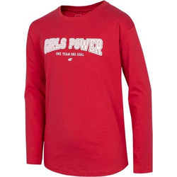 4F Παιδικό T-Shirt Μακρυμάνικο Κόκκινο HJZ22-JTSDL002-62S