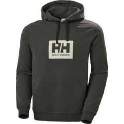 Helly Hansen Box Hoodie Ανδρικό Αθλητικό Φούτερ με Κουκούλα Ανθρακί 53289-482