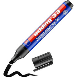 Edding 33 Brilliant Paper Marker Black (4-33001) (EDD4-33001)