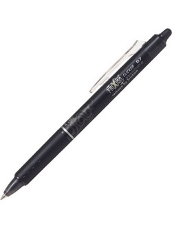 Pilot Frixion Clicker Στυλό Gel που Σβήνει 0.7mm Μαύρο BLRT-FR7B