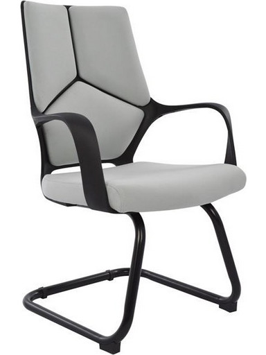 ΚΑΡΕΚΛΑ ELSIR HM1074.21 ΓΚΡΙ & ΣΚΕΛΕΤΟ ΜΑΥΡΟ 64x60x94,5 εκ