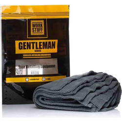 Work Stuff Gentleman Basic Πανί Γυαλίσματος Γκρι 350gsm 40x40cm Σετ 5 Τεμαχίων