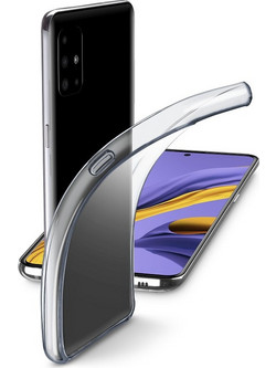Cellular Line Fine Back Cover Silicone for Samsung A43 transparent