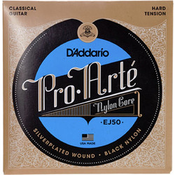 D'Addario EJ50 Σετ 6 Χορδές Κλασικής Κιθάρας Nylon 28-44" Hard Tension