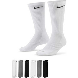 Nike Everyday Plus Ανδρικές Κάλτσες Ψηλές Μαύρες Λευκές Ανθρακί 6Pack SX6897-965