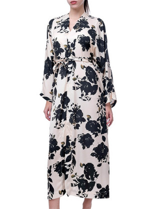 Madame Shoushou Charmant Floral Φόρεμα Μαύρο 085600