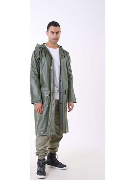 Anorak Αδιάβροχη Καπαρντίνα Walker X-Long Λαδί