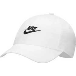 Nike Heritage 86 Futura Washed Καπέλο Jockey Υφασμάτινο Λευκό 913011-100