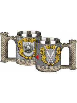 ΠΟΤΗΡΙ ΔΙΑΚΟΣΜΗΤΙΚΟ TOLE10 Templar castle resin mug, 39383