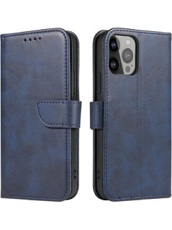 Hurtel Magnet Case Wallet Flip Cover Blue (Samsung Galaxy S25+)