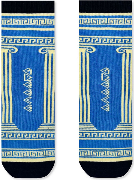 NODO Βαμβακερή Παιδική Κάλτσα με Σχέδια Greek Columns
