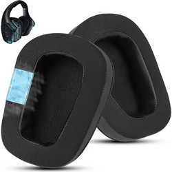 Συμβατά Ανταλλακτικά Μαξιλαράκια OEM για Logitech G933,G533,G633,G635,G935, (Ζεύγος- μαύρα)