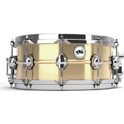 ds DRUM SEAMLESS BRASS SNARE Tαμπούρο Brass, 14"x 6"