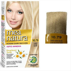 Farcom Mea Natura 10.79 Ξανθό Ultra Nacre Φυτική Μόνιμη Βαφή Μαλλιών Χωρίς Αμμωνία 60ml