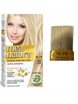 Farcom Mea Natura 10.79 Ξανθό Ultra Nacre Φυτική Μόνιμη Βαφή Μαλλιών Χωρίς Αμμωνία 60ml