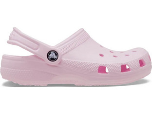 Crocs Classic Clog Παιδικά Παπούτσια Θαλάσσης για Κορίτσι Ανατομικά Ροζ 206991-6ZW