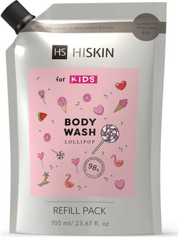 HiSkin Lollipop Kids Refill Παιδικό Αφρόλουτρο σε Gel 700ml