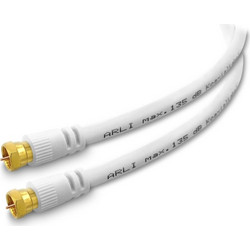 Arli Καλώδιο Tv 3m με Φις F - (ΚΑΛ.GER.3M)