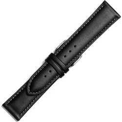 Λουράκι Δερμάτινο 22mm 0473BK Μαύρο