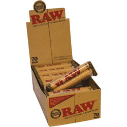 Raw Πλαστική Μηχανή Στριφτού 70mm Συσκευασία 12 Τεμαχίων Πλαστικό