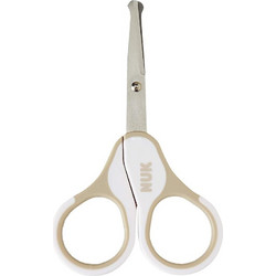 NUK Scissors παιδικό ψαλίδι με στρογγυλή άκρη Beige 1 τμχ