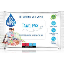 GoWipes Refreshing υγρά μαντηλάκια καθαρισμού για τα χέρια 40 τμχ