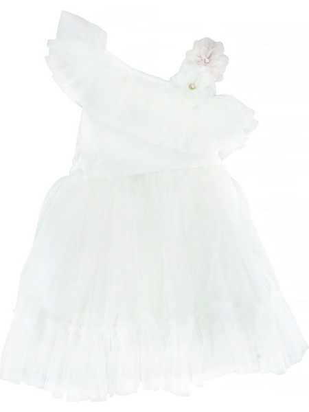 Miss Pretty παρανυφικό και βαπτιστικό φόρεμα Ecru Debutant