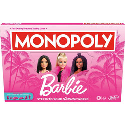 Hasbro Monopoly Barbie Επιτραπέζιο Παιχνίδι για Παιδιά 8+ Ετών για 2-8 Παίκτες