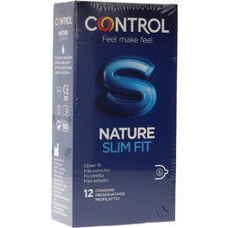 Control Feel Make Feel Nature Slim Fit Προφυλακτικά με Λιπαντικό 12τμχ